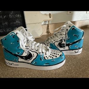 Custom cartoon NIKE Air Force Men’s 10.5